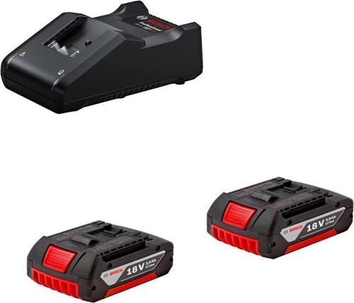 18V Başlangıç seti 2x3.0 Ah + GAL 18v-40