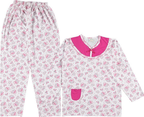 Velvia Tasarım Yazlık Pamuklu Kadın Pijama Takımı Nefes Alan Kumaş M–XXL