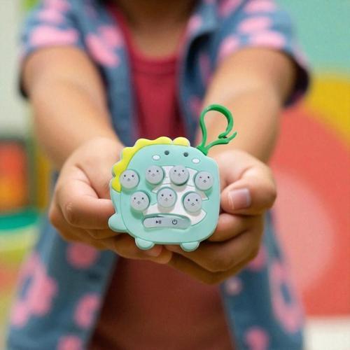 SU YEŞİLİ MİNİ ELEKTRONİK POPİT SESLİ IŞIKLI POPİT AKIL OYUNLARI EĞİTİCİ OYUNCAK POPİT MİNİ 6X6 CM