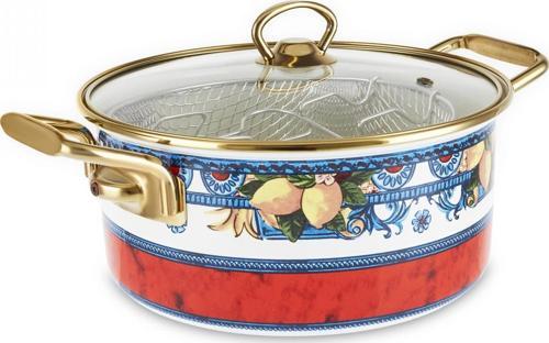 Amalfi Emaye Kızartma Tenceresi 22 cm