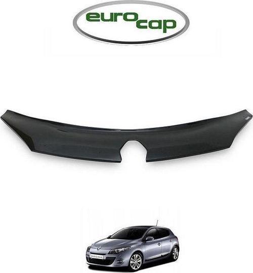 Renault Megane 3 Ön Kaput Koruma Rüzgarlığı 3mm Akrilik(ABS)Parlak Siyah Deflektör 2009-2016Uyumlu
