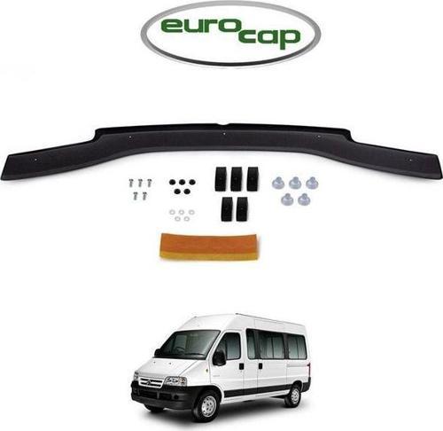 Citroen Jumper Ön Kaput Koruma Rüzgarlığı 3mm Akrilik (Abs) Parlak Siyah Deflektör 2002-2006