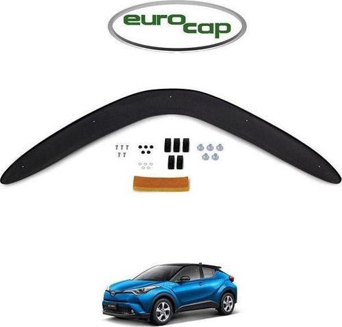 Toyota C-hr Ön Kaput Koruma Rüzgarlığı 3mm Akrilik (ABS) Parlak Siyah Deflektör 2016-> Uyumlu