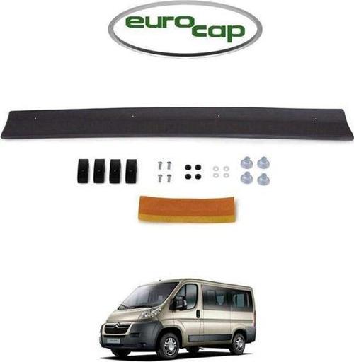 Citroen Jumper Uyumlu  Ön Kaput Koruma Rüzgarlığı 3mm Akrilik (Abs) Parlak Siyah Deflektör 2006-2014