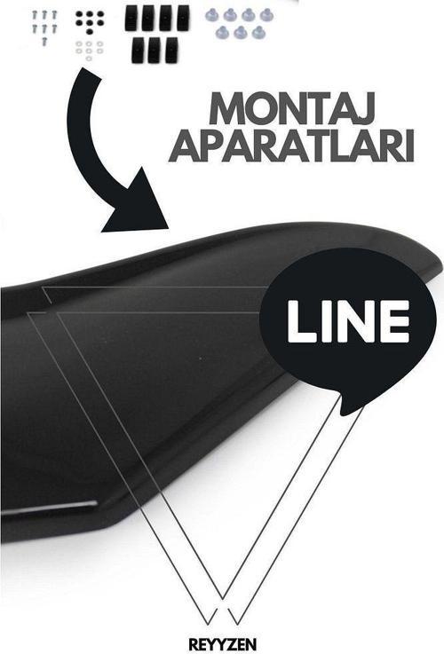 Toyota Aurıs Uyumlu Kaput Koruma / Kaput Rüzgarlığı Koruyucu 2013-2017