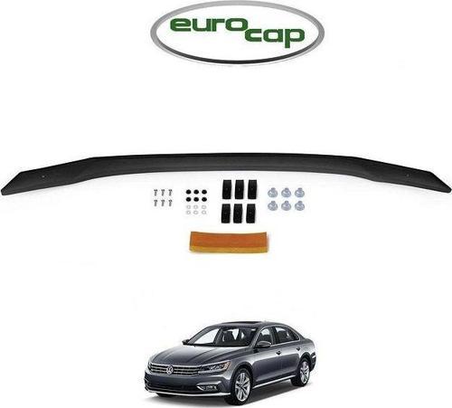 Volkswagen Passat Ön Kaput Uyumlu Koruma Rüzgarlığı 3mm Akrilik (ABS) Parlak Siyah Deflektör 2015->