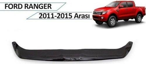 Ford Ranger Kaput Koruma / Kaput Rüzgarlığı 2011-2015 Arası Parlak Siyaj