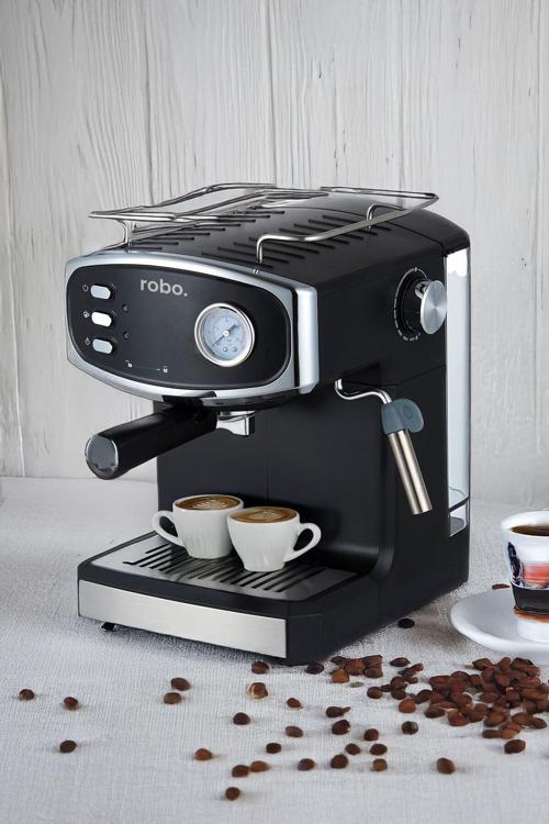 Süt Köpürtücülü Espresso Latte Cappuccino Americano Kahve Makinesi 1.5 Litre