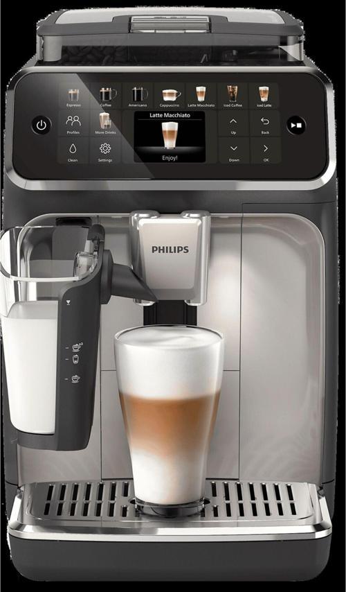 Tam Otomatik Espresso Makinesi Krom Siyah