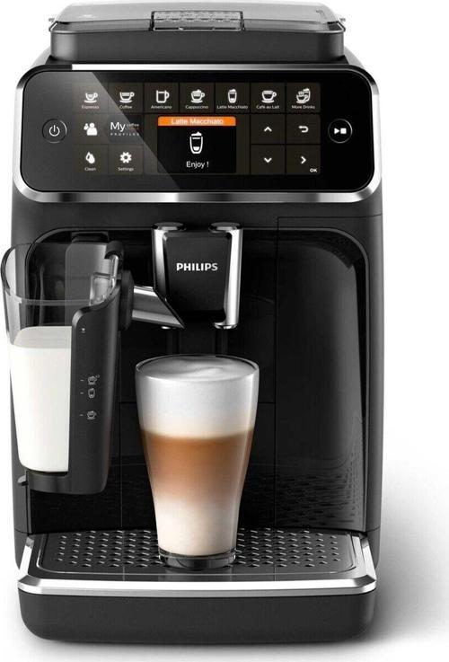 Tam Otomatik Espresso Makinesi, 1.8 L Kapasite, Zamanlayıcı, Mat Siyah