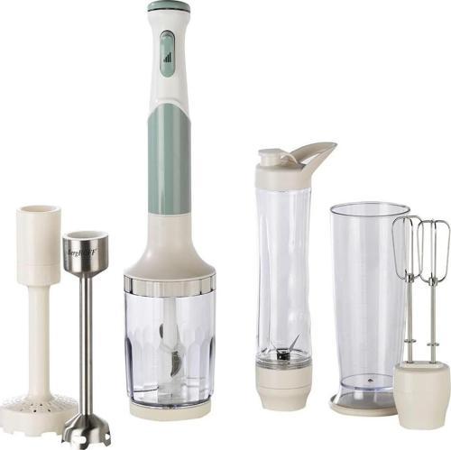 Gem Retro 1200 W Mint Yeşili El Blender Seti