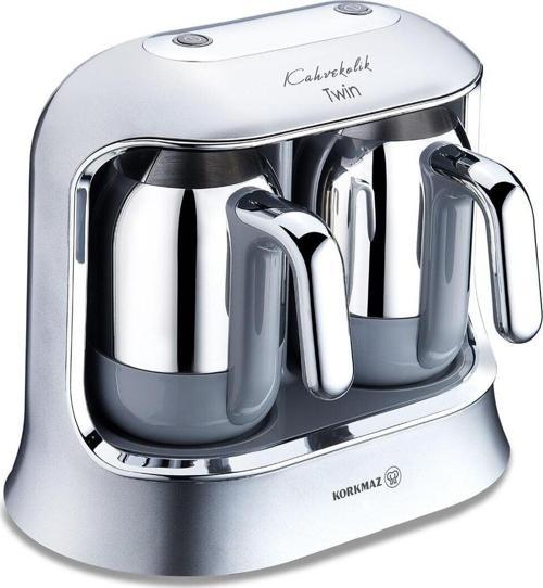 Türk Kahvesi Makinesi Kahvekolik Twin Kahve Makinesi Inox/krom - A861-06 770Yseri