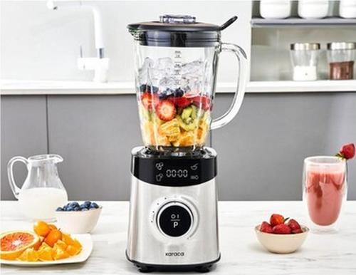 1,8 Lt Ultra Geniş Cam Hazne, Buz Kırıcı 6 Paslanmaz Çelik Bıçaklı Kaymaz Taban Smoothie Blender