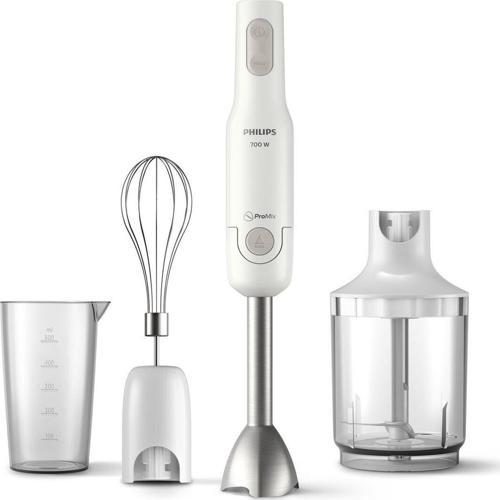 700W with metal bar, promix, 0.5l, xl chopper, whisk, white, 3-pin HR2545/01. 2 years warranty