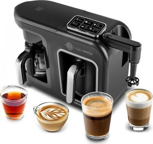 6 Sı 1 Arada Premium Latte Cappucino, Közde Türk Kahvesi Makinesi Sütlü Içecek, 10 Fincan Kapasiteli