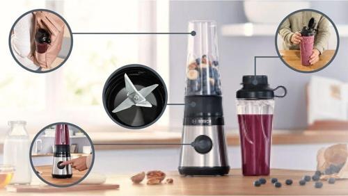 4lü Paslanmaz Çelik Bıçak Sistemi Premium Smoothie Blender Seti