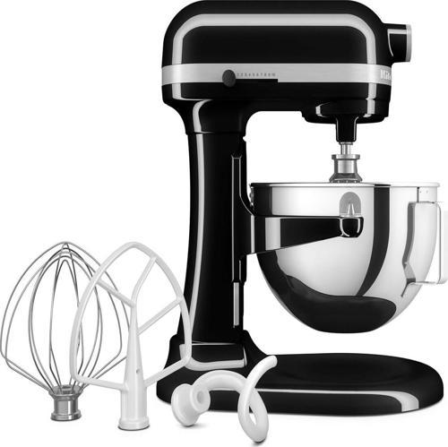 Heavy Duty Kaldırılabilir Kaseli Stand Mikser, Onyx Black, 6,6 L