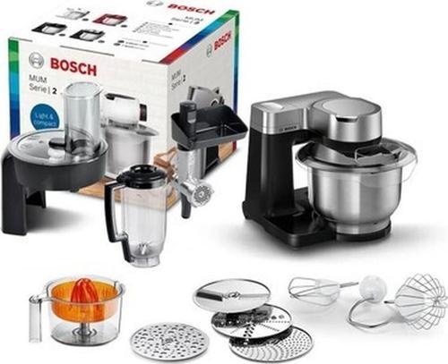 Siyah Premium Hamur Yoğurma Kıyma Çekme ve Blender Aparatlı Çok Fonksiyonlu Mutfak Robotu 50 Hz / 6