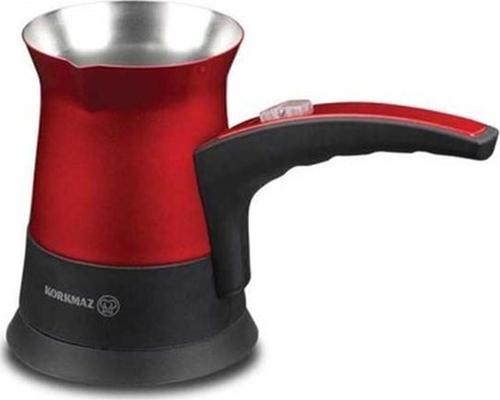 Elegant KırmızıSiyah Elektrikli Cezve Makinesi