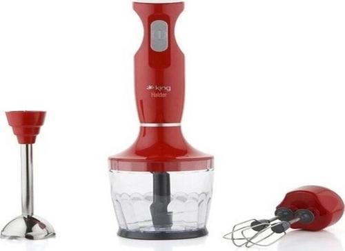 KBS981 Halden 600 W Blender Set Kırmızı