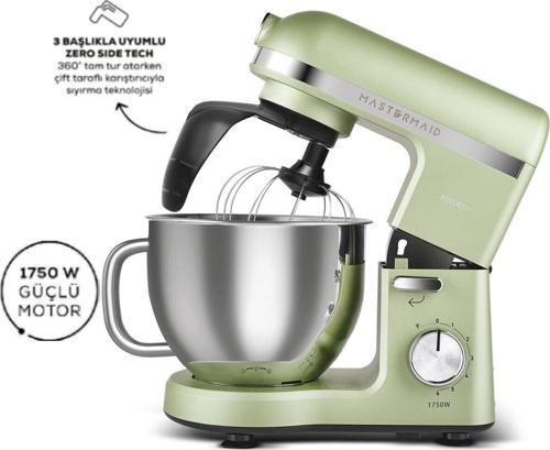Mastermaid Chef Pro Çift Kollu Stand Mikser Grasmere Green 1750W