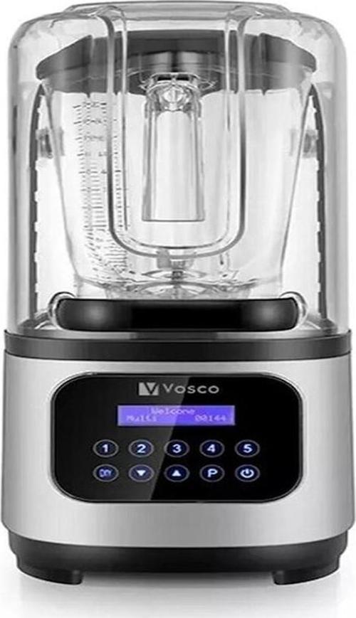 HS-212C Profesyonel Kapaklı Blender Gri