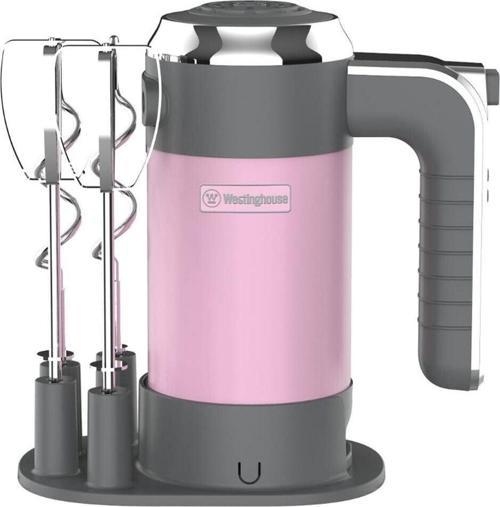 Retro Standlı El Mikseri Pembe