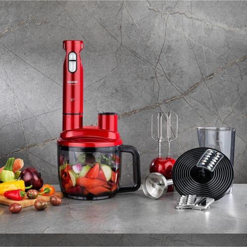 Chef Blend Mega Blender Set-kırmızı