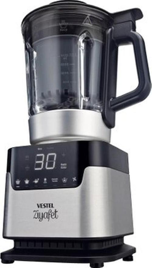 Pişirme Fonksiyonlu, Dokunmatik, 1500 W 1750 ml 7 Otomatik Programlı Blender, Inox