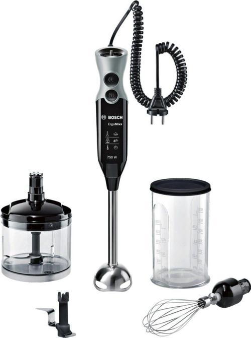 MSM67170 ErgoMixx El Blenderi, 750 Watt, Siyah Paslanmaz Çelik Karıştırma Ayağı, Buz Kırma Bıçağı