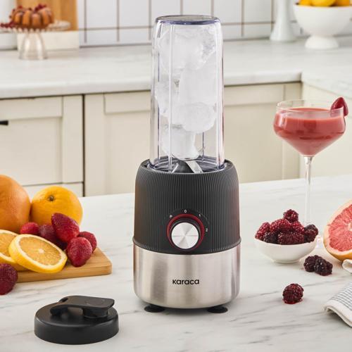 Blend ve Rush Inox Personal Kişisel Smoothie Blender Black