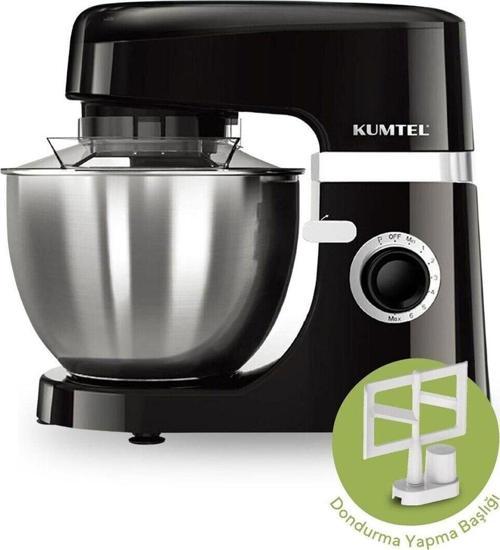 Siyah Hamur Yoğurma 1800Watt 4.5Lt Dondurma Yapma Aprt. SM-02