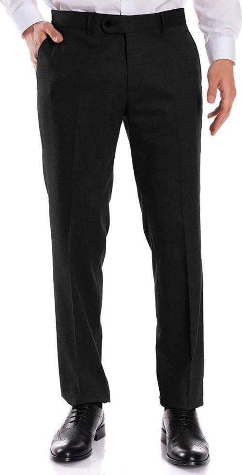 Erkek Siyah Regularfit / Rahat Kalıp  Pantolon