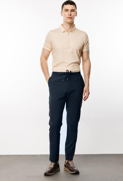 Erkek Lacivert Dynamic Fit Pantolon