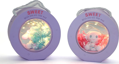 Polyester Hello Kitty Cinnamoroll Masa Üstü Lamba Alk1619