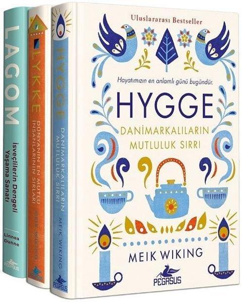 Hygge+Lykke+Lagom-3 Kitap Takım