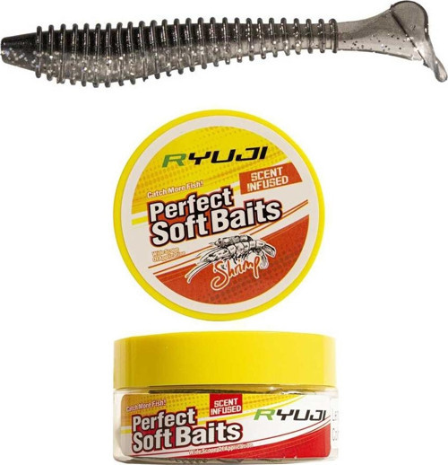 Perfect Bait LT Karides Kokulu 10 Adet Silikon Yem A