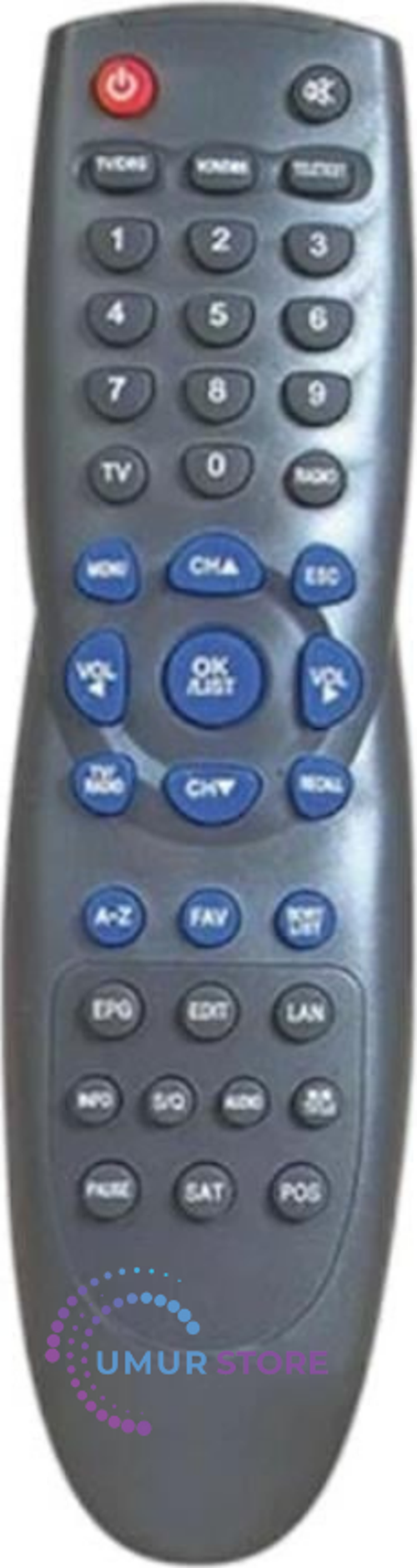 SR-3500-650 Uydu Alıcı Kumandası