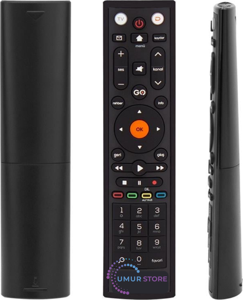 HD Blue Go Tuşlu Yeni Nesil Uydu Kumandası