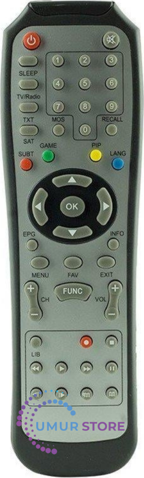 8200-8400 Uydu Alıcı Kumandası