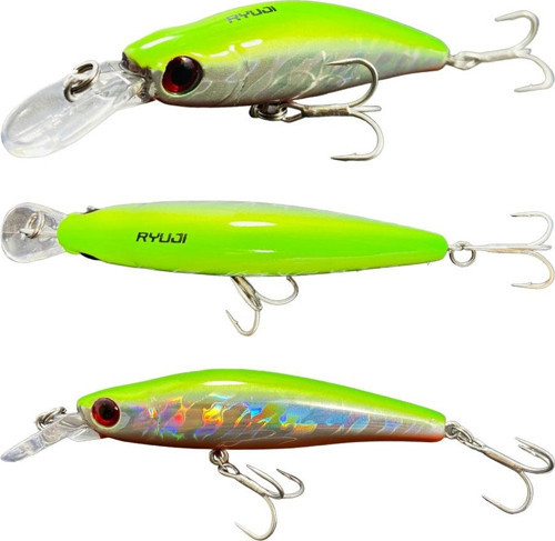 Bubble Bait 8cm 12gr Maket Yem Yellow Chart