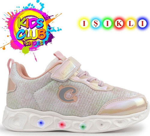 Cool Yuki Işıklı Ortopedik Taban Kız Çocuk Spor Ayakkabı