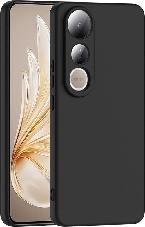 Vivo V50 Lite 4G Uyumlu Kamera Çıkıntılı Silinebilir Leke Tutmaz İçi Kadife Lansman Kılıf