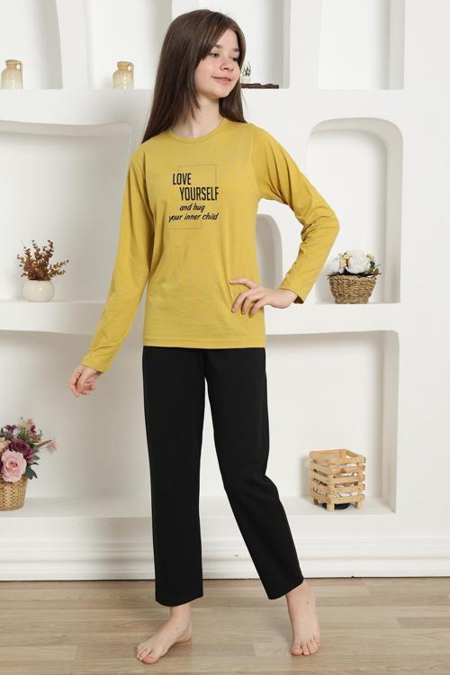 Kız Çocuk Penye Pijama Takımı
