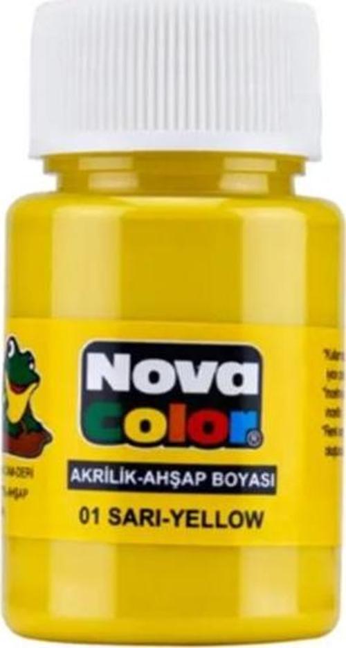 Akrilik Boya 30 Ml Sarı - 4 adet