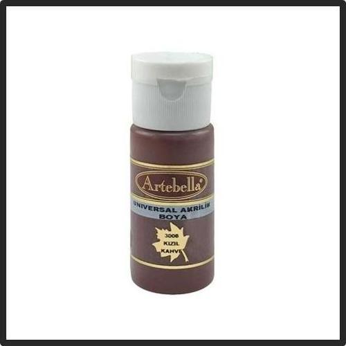 Akrilik Boya Kızıl Kahve 30ml - 2 adet