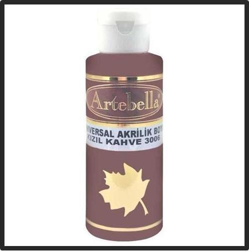 Akrilik Boya 3006130 Kızıl Kahve 130 ml