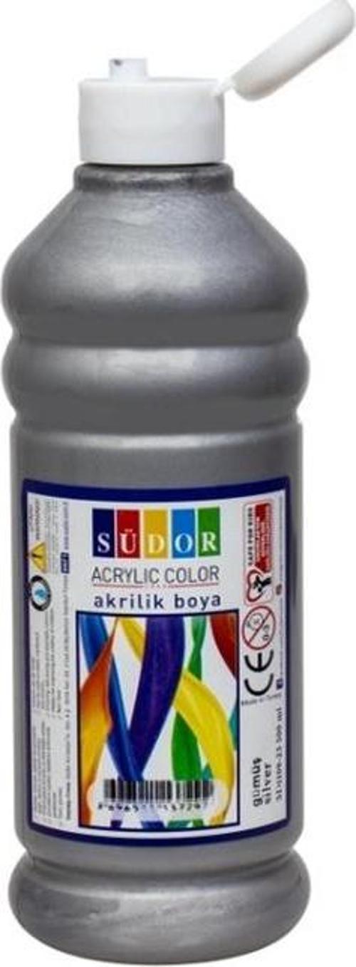 Metalik Akrilik Boya 500Ml Gümüş - 2 adet