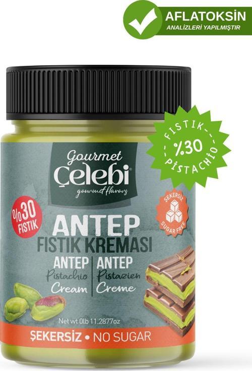 Şekersiz Antep Fıstık Kreması 320 Gr