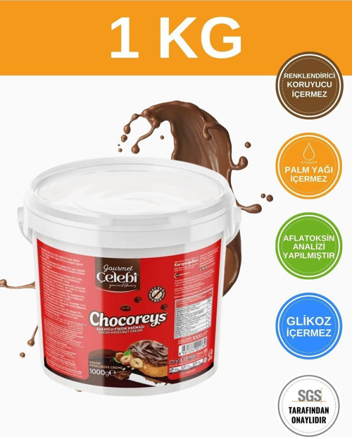 Fındık Parçacıklı Kakaolu Fındık Kreması 1000 Gr.